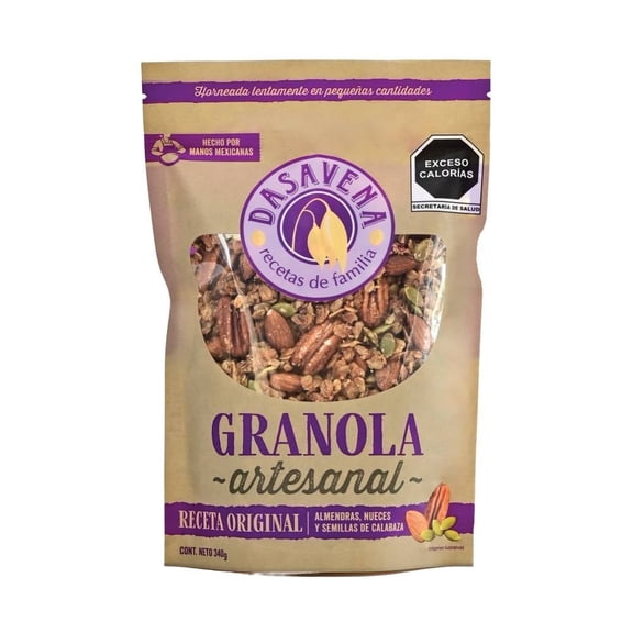Granola Dasavena artesanal almendras y nueces 340 g