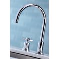 thumbnail image 4 of Kingston Brass Concord Double Handle Widespread Kitchen Faucet with Non-Metallic Sprayer, 4 of 7