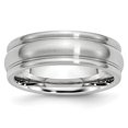 thumbnail image 1 of Cobalt Satin 7mm Rounded Edge Band Size 9.5, 1 of 6