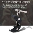 thumbnail image 4 of 2Pack Super Clamp Crab Clamp Photography with / 1/4 and 3/8 inch Thread Rod Clamp Pliers Clip for DSLR Rig Cameras, 15mm Rods, Lights, Umbrellas, Hooks, Shelves, Plate Glass, 4 of 5