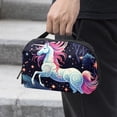 thumbnail image 2 of Unicorn Digital Bag Charger Case Cord Organizer for Travel Canvas Storage Box Small, 2 of 6