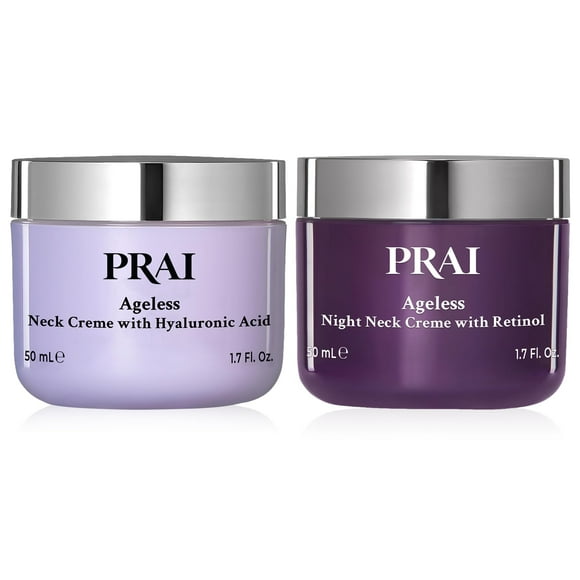 Set de crema para el cuello PRAI Beauty Ageless Day & Night 50 ml x2
