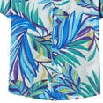 thumbnail image 5 of Ruyang Boys Short Sleeve Shirts Colorful Tropical Print Hawaiian Beach Tee Shirt Button Down Tops Summer Clothes, 5 of 5