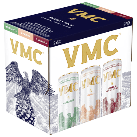 VMC Tequila Cocktail Variety Pack, 6 Pack, 355ml, 5.5% ABV