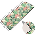 thumbnail image 2 of SKYSONIC 2X6 Feet Abstract Flamingo Pattern Runner Rug with Rubber Backing, Palm Trees Non Slip Entryway Rug Runner Washable Soft Area Rug Carpet for Hallway Bedroom Kitchen Decor, 2 of 6