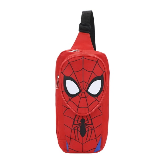 Spider-Man 3D Character Crossbody Sling Bag With Adjustable Strap