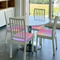 thumbnail image 6 of Cauagu Colorful Glitters for Dining Chair Seat Covers,Slipcovers Kitchen Chair Covers Upholstered Chair Seat Cushion Cover Chair Seat Protector-Six Piece, 6 of 7