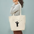 thumbnail image 3 of CafePress - Fly Fishing Tote Bag - Unisex Canvas Tote Bag, Beige, 1-Piece, 3 of 7