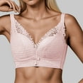 thumbnail image 2 of SRZYMJ Womens Wireless Bra Comfort Wireless Lace Bra for Women with Full Coverage and Side Support, 2 of 4