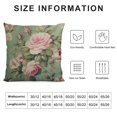 thumbnail image 5 of ARISTURING Pillow Case Flower Watercolor Roses Bud Nw Abstract Draw Pattern Pink Floral Vintage Victorian Baroque Drawing Farmhouse Decorative Throw Pillows Covers for Winter Decorations, 5 of 5