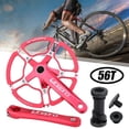 thumbnail image 1 of s de bicicleta plegable Plato Ciclismo 130BCD 170 mm Soporte inferior BMX 56t Cola  Carrito de bicicleta plegable, 1 of 8