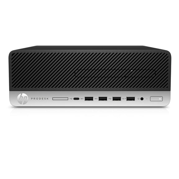 Restored HP ProDesk 600 G4 SFF 8GB 512GB SSD Core™ i5-8500 3.0GHz Win10P, Black