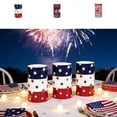 thumbnail image 1 of YYV Independence Day Flameless Electronic Candle Decorative Lamp Remote Timer Battery Operated Single Pillar Light For Tabletop Mantel Photo Props And Holiday Atmosphere, 1 of 7