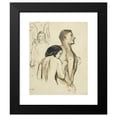 thumbnail image 2 of Magnus Enckell 15x18 Black Modern Framed Museum Art Print Titled - Expulsion of Paradise, 2 of 5