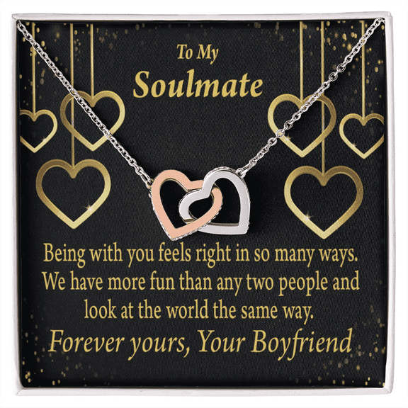 To My Girlfriend More Fun With You Inseparable Necklace