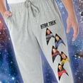 thumbnail image 3 of Star Trek Men's Captain Kirk Picard Janeway Archer Sisko Lounge Pajama Pants, 3 of 5