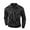 Black, variant on Mems Polo Shirts Long Sleeve Textured Knit Tee Shirts Basic Black Men's Clothing
