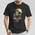 thumbnail image 2 of Solar Eclipse 2024 Bigfoot Graphic Tee Unisex Adult Cotton April 8 Total Eclipse Shirt for Astronomy Enthusiasts, Size 3XL, Color Black, 2 of 4