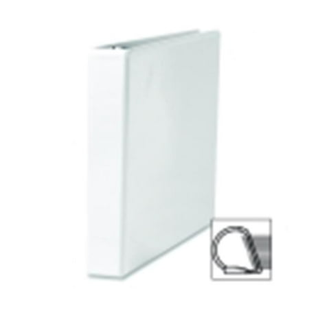 slant ring view binder 1 in capacity 11 in x8 5 in white