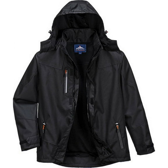 Portwest S555 Outcoach Jacket-Black-3XL