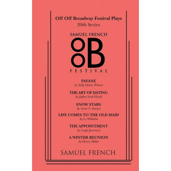 Off-Off-Broadway Festival Plays Off Off Broadway Festival Plays, 20th Series, Book 20, (Paperback)