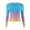 #13-Blue, variant on Womens Blue Long Sleeve Shirt Gradient Going Out Strechy Crop Tops Spring Fall Winter Y2k Round Neck Tight Clothes Pullover, Sky Blue M