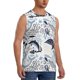 thumbnail image 2 of Fotbe Sea Animal Men's Camiseta sin Mangas Estampada para Hombres, Playera Casual para Gimnasio, Entrenamiento, Playa-Medium, 2 of 7