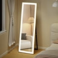 thumbnail image 2 of HOMCOM Full Length Mirror with Adjustable Lights, LED Full Body Mirror, 2 of 10