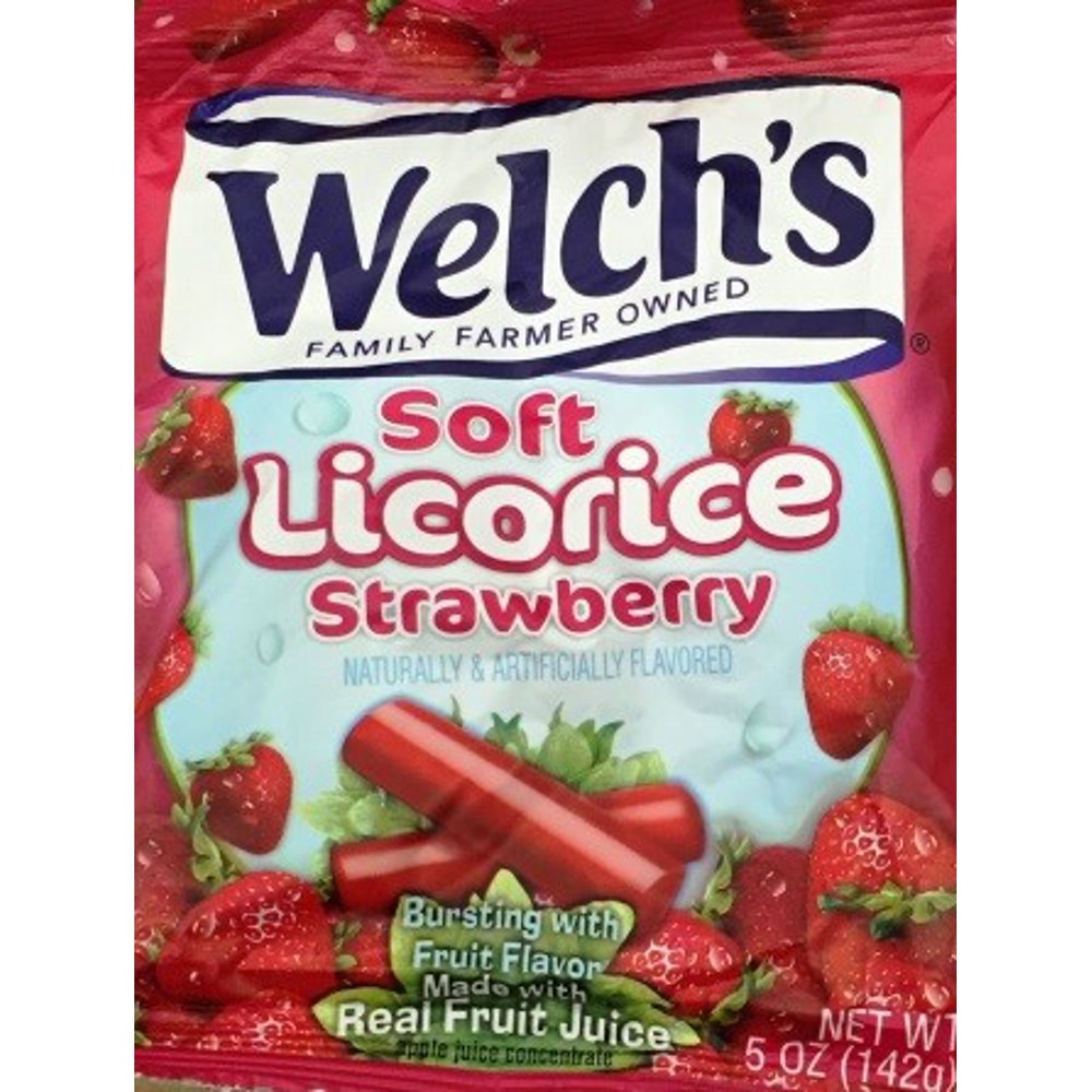 Welch's Soft Strawberry Licorice, 5 Oz.