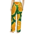 thumbnail image 3 of Haiem Orange Women's Pajama Pants Ultra Lightweight Pjs Bottoms Sleepwear Bottom Pants With Pocket Drawstring-X-Large, 3 of 9