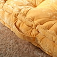 thumbnail image 3 of SAFAVIEH Belia Solid Floor Pillow, 18" x 18", Yellow, 3 of 6