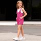thumbnail image 5 of Rompers de Verano Casuales sin Mangas Overalls Sueltos Traje Corto con Bolsillos para el Uso Diario, Vacaciones, Ropa Callejera, 5 of 8