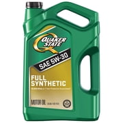 (4 pack) Quaker State Full Synthetic 5W-30 Motor Oil, 5-Quart