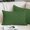 Dark Green, variant on Happy St. Patrick's Day Pillow Covers, Linen Long Throw Pillow Case, Spring Lucky Green Grasses Rustic Holiday Pillow Protector Decorative Cushion Cover for Living Room/Bedroom 12" x 20"