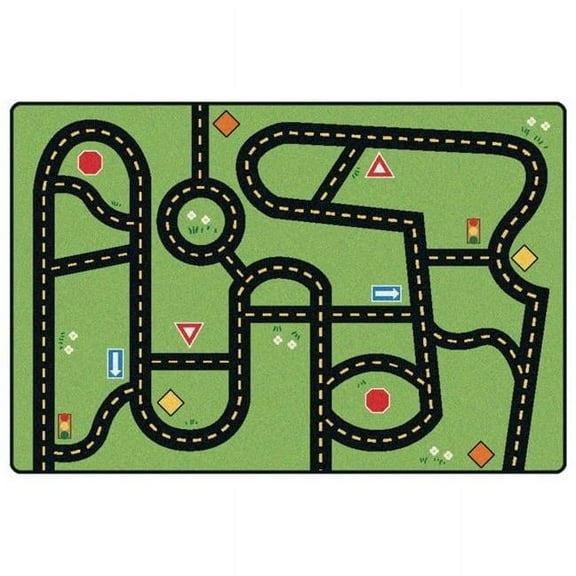 Carpets For Kids 10.21 Drive & Play Accent 2.67 ft. x 4 ft. Rectangle Rug