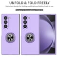 thumbnail image 5 of Decase for Samsung Galaxy Z Fold 6 Case with 360° Ring Kickstand,Military Grade Hard PC Protective Case Tough Armour Shell Slim Shockproof Phone Cover for Samsung Galaxy Z Fold 6 5G 2024,Purple, 5 of 8