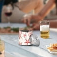 thumbnail image 5 of Yayeee Ashtray with Lid for Cigarette Smokeless Stainless Steel Home Ash Holder, White Starfish, 5 of 7
