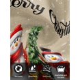 thumbnail image 7 of Christmas Snowman Cloth Napkins Set of 4 Reusable Dinner Napkins, Brown Winter Snowflake Xmas Pine Tree Cocktail Napkin Washable Table Napkins for Wedding/Holiday Party/Baby Shower 20"x20", 7 of 7