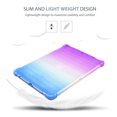 thumbnail image 2 of iPad 10.2 2021 Case, iPad 9th 8th 7th Gen Case, Allytech Soft TPU Silicone Gradient Shockproof Anti-scratch Protection Drop Proof Back Cover Shell for Apple iPad 10.2" 2021/2020/2019,  Purple/Blue, 2 of 10