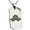 Silver, variant on Stainless Steel Asakura Samurai Crest Engraved Dog Tag Pendant Necklace