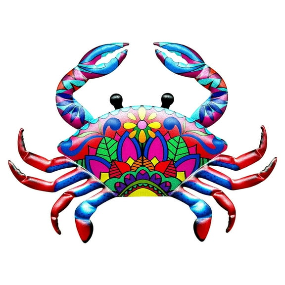 Wall Art Decor with Vivid Handy Paintings, Perfect for Indoor/Outdoor, Easy Wall Hanging with Metal Hook, Easy Maintenance, Size: 7.1"x5.3", Red