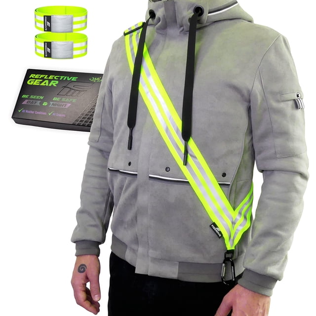 Faja reflectante FREEMOVE con 2 brazaletes reflectantes
