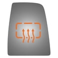 thumbnail image 3 of Upper Flat Passenger Side Power Replacement Mirror Glass for 15-16 Ford Transit Burco 4587H W/O Baking Plate, 3 of 4