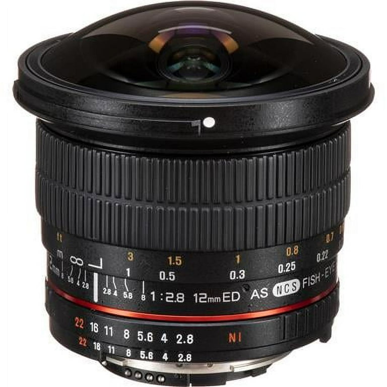 Samyang 12mm F2.8 Ultra Wide Fisheye Lens for Nikon DSLR Cameras