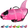 thumbnail image 1 of Chaleco salvavidas Dogcheer Cute Shark para nadar, color rosa, 1 of 6