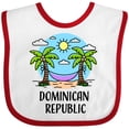 thumbnail image 3 of Inktastic Summer Vacatoion in the Dominican Republic Boys or Girls Baby Bib, 3 of 4