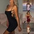 thumbnail image 1 of Gspmoly Robes Grande Taille pour Femmes aux Courbes, Robe en Soie Dorée Mode pour Femmes à Bretelles Colorées, Dos Ouvert, Hanches, Robe Formelle pour Femmes jusqu'à 70 % de Rabais, 1 of 1