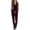 Wine, variant on MLCDZ Women's Velvet 2 Piece Set Elegant V Neck Hooded Sleeveless Top and Elastic Waist Loose Fit Pants with Pockets Jogging Sets Velour Tracksuit 2000s