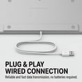 thumbnail image 6 of Jomaa Ultra Slim Portable Wired Keyboard Illuminated Keyboard Plug And Play Supports Multi-Device 78-keys Keyboard, 6 of 13