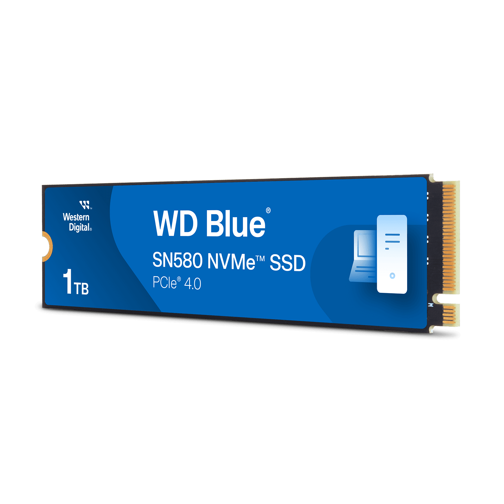 WD Blue 1TB SN580 NVMe SSD - WDS100T3B0E, Internal Solid State